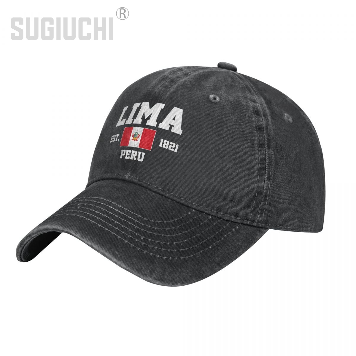 Dad Hat Cotton - Flag of Peru EST.1821 Lima Unisex