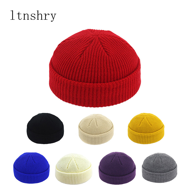 Beanie Cuffed Knit - 2020 Bò Nón Unisex Gân Dệt