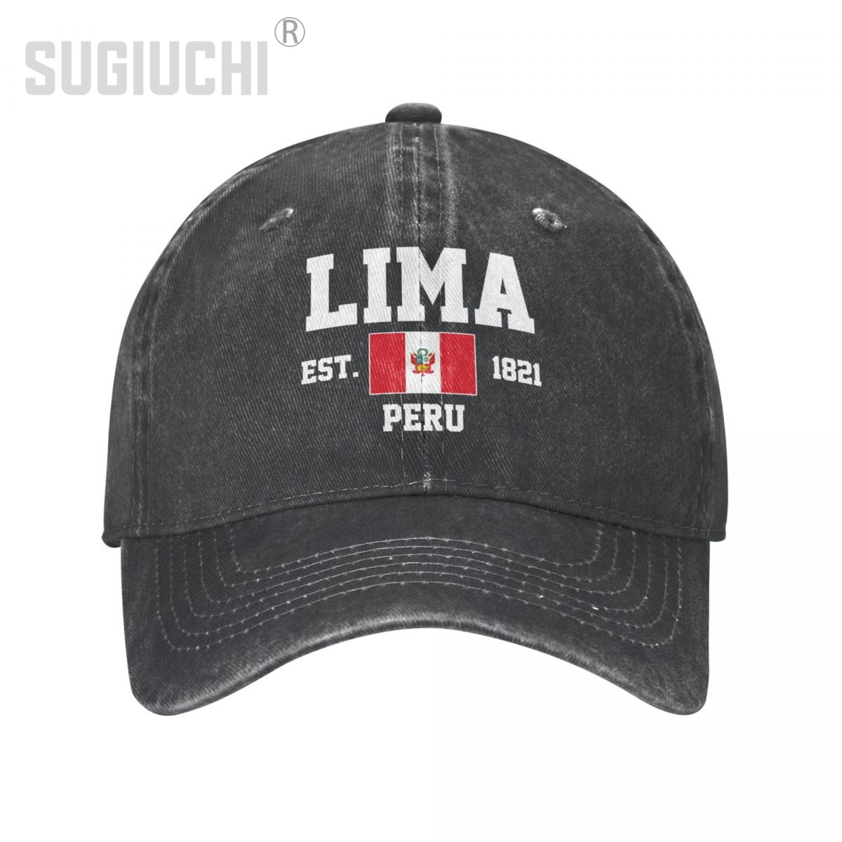 Flag of Peru EST.1821 Lima Uni - đánh giá và giá Dad Hat Cotton