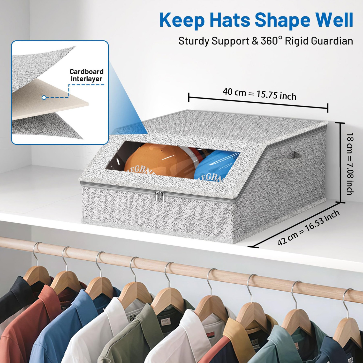Large Capacity Double Row Hat  - đánh giá và giá Baseball Cap Structured