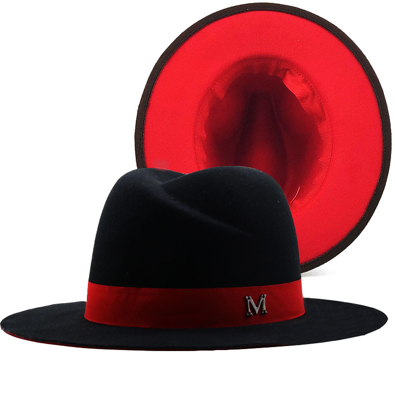 Mới Bên Ngoài Đen Bên Trong Le - đánh giá và giá Fedora Hat Wool
