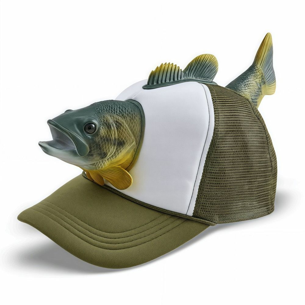 Funny 3D Fish Animal Trucker H - đánh giá và giá Trucker Cap Mesh