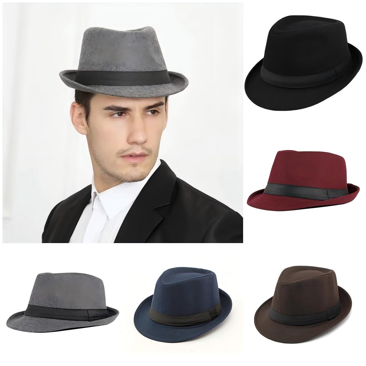 Hat for Men New Autumn Winter  - đánh giá và giá Fedora Hat Wool