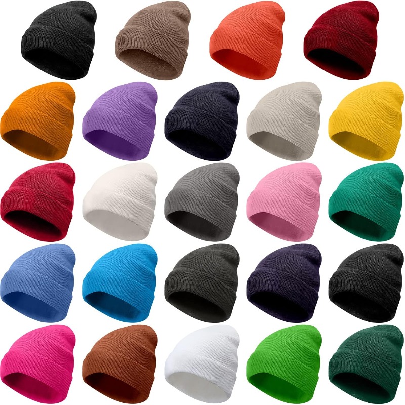 1pc Winter Warm Thick Beanie H - đánh giá và giá Beanie Cuffed Knit