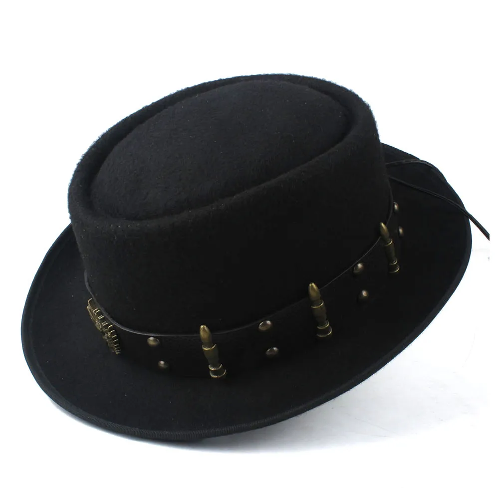 Pork Pie Hat for Men Women wit - đánh giá và giá Fedora Hat Wool