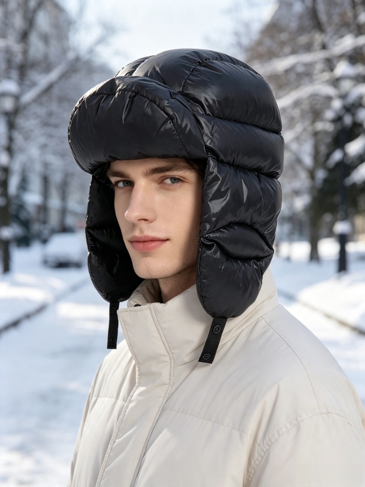 Winter Warm Down Ushanka Hat W - đánh giá và giá Trapper Hat Ear Flap