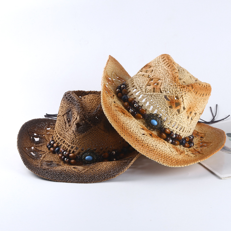 Spanish Retro Cowboy Straw Hat - đánh giá và giá Cowboy Hat Straw