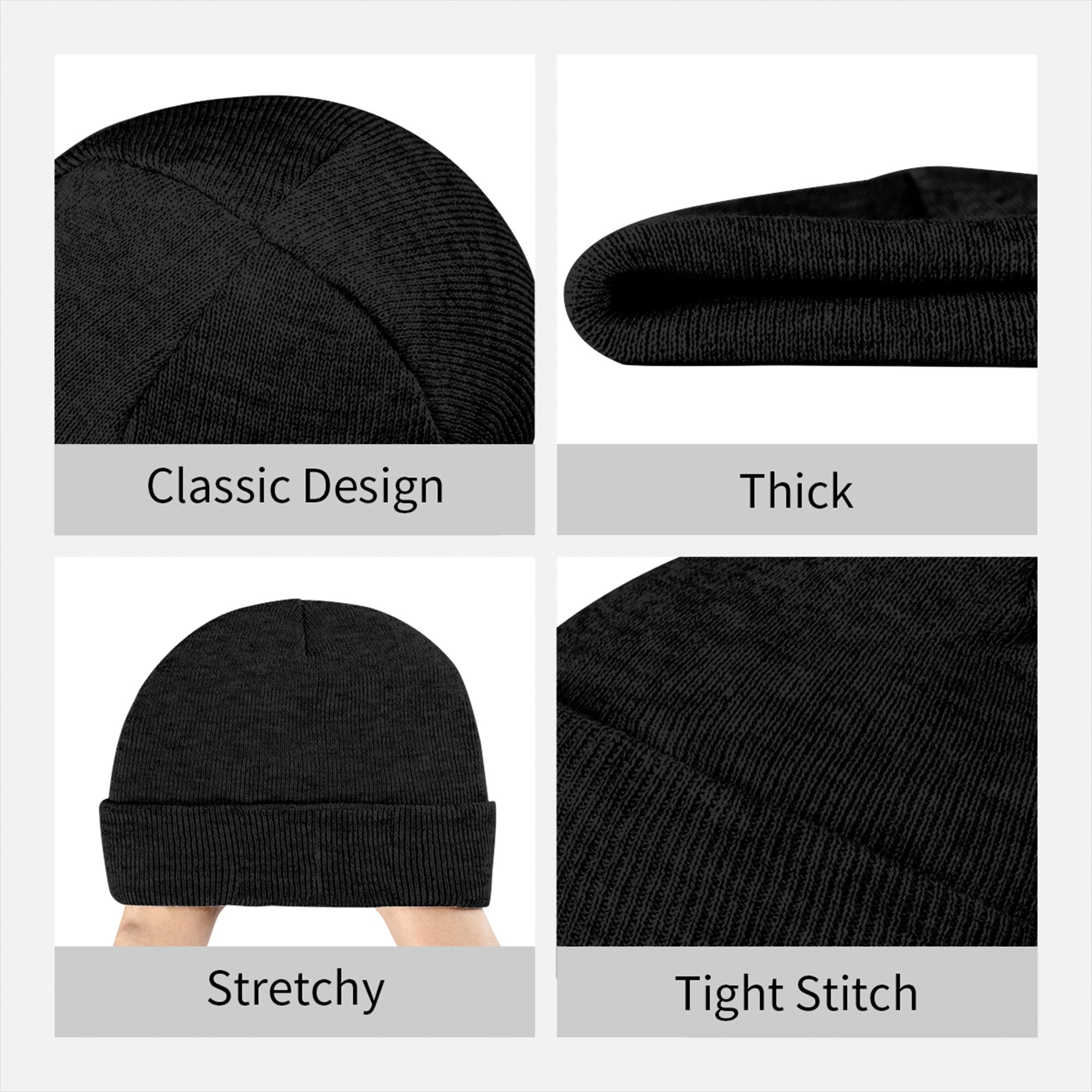 Deus Vult - The Templar Knight - đánh giá và giá Beanie Cuffed Knit