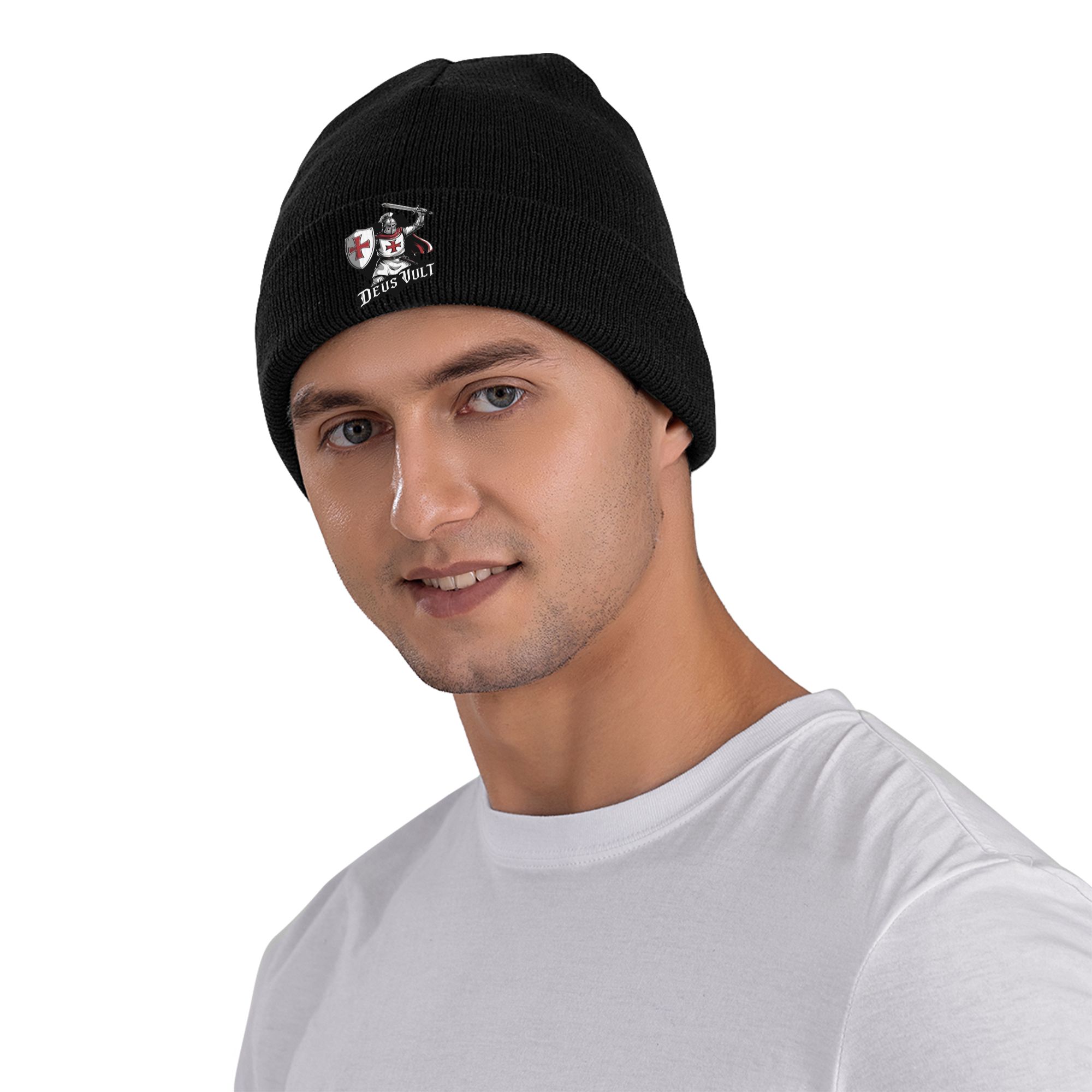 Deus Vult - The Templar Knight - đánh giá và giá Beanie Cuffed Knit