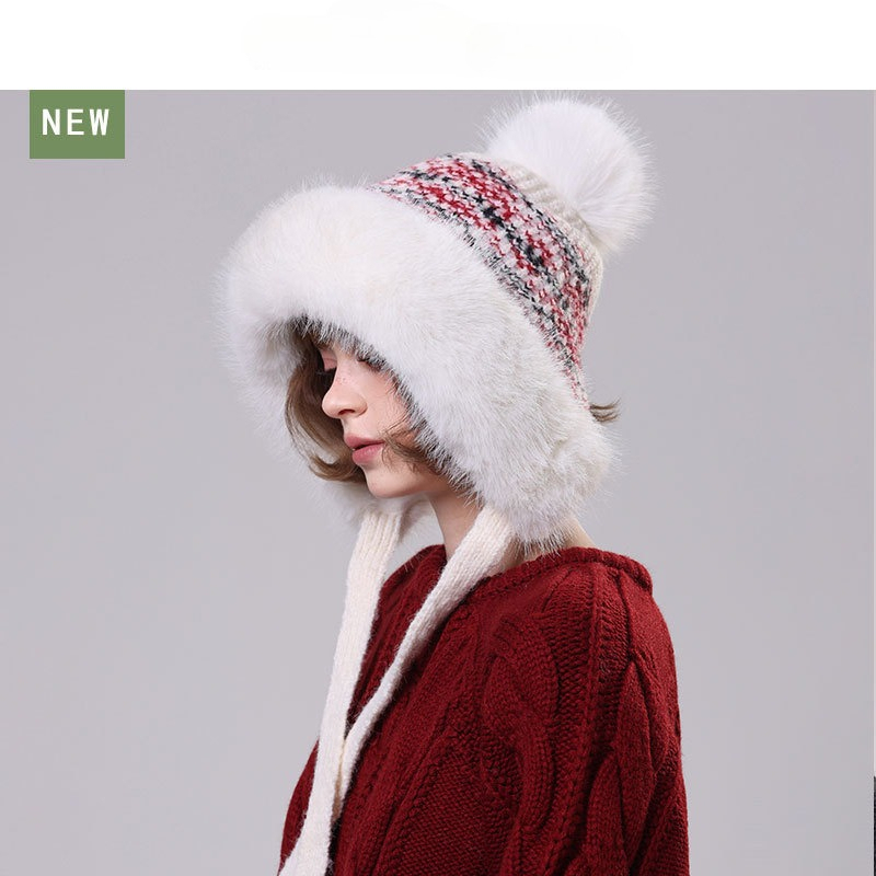 Women's Fuzzy Knit Trapper Hat - đánh giá và giá Trapper Hat Ear Flap