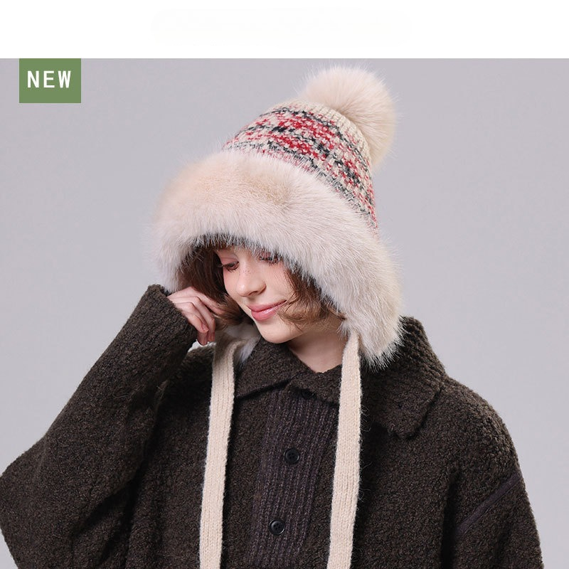 Women's Fuzzy Knit Trapper Hat - đánh giá và giá Trapper Hat Ear Flap