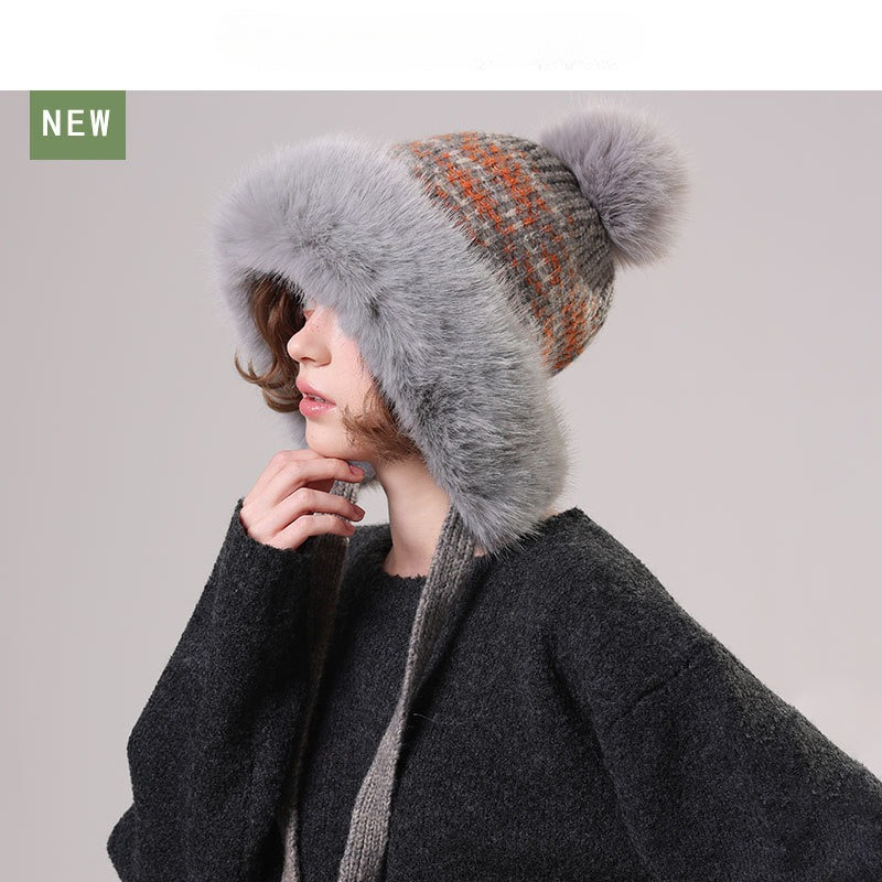 Women's Fuzzy Knit Trapper Hat - đánh giá và giá Trapper Hat Ear Flap
