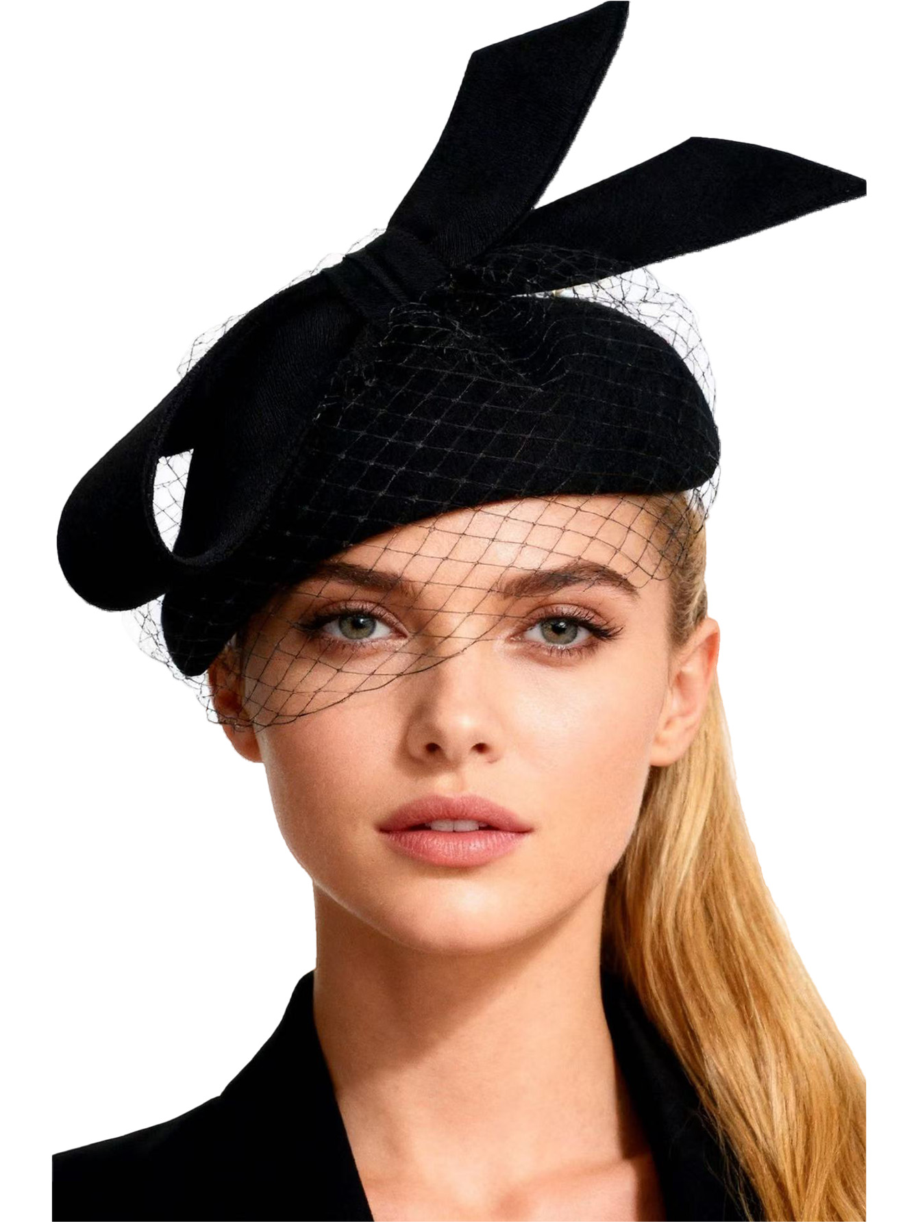 French White Beret Fascinator  - đánh giá và giá Fedora Hat Wool