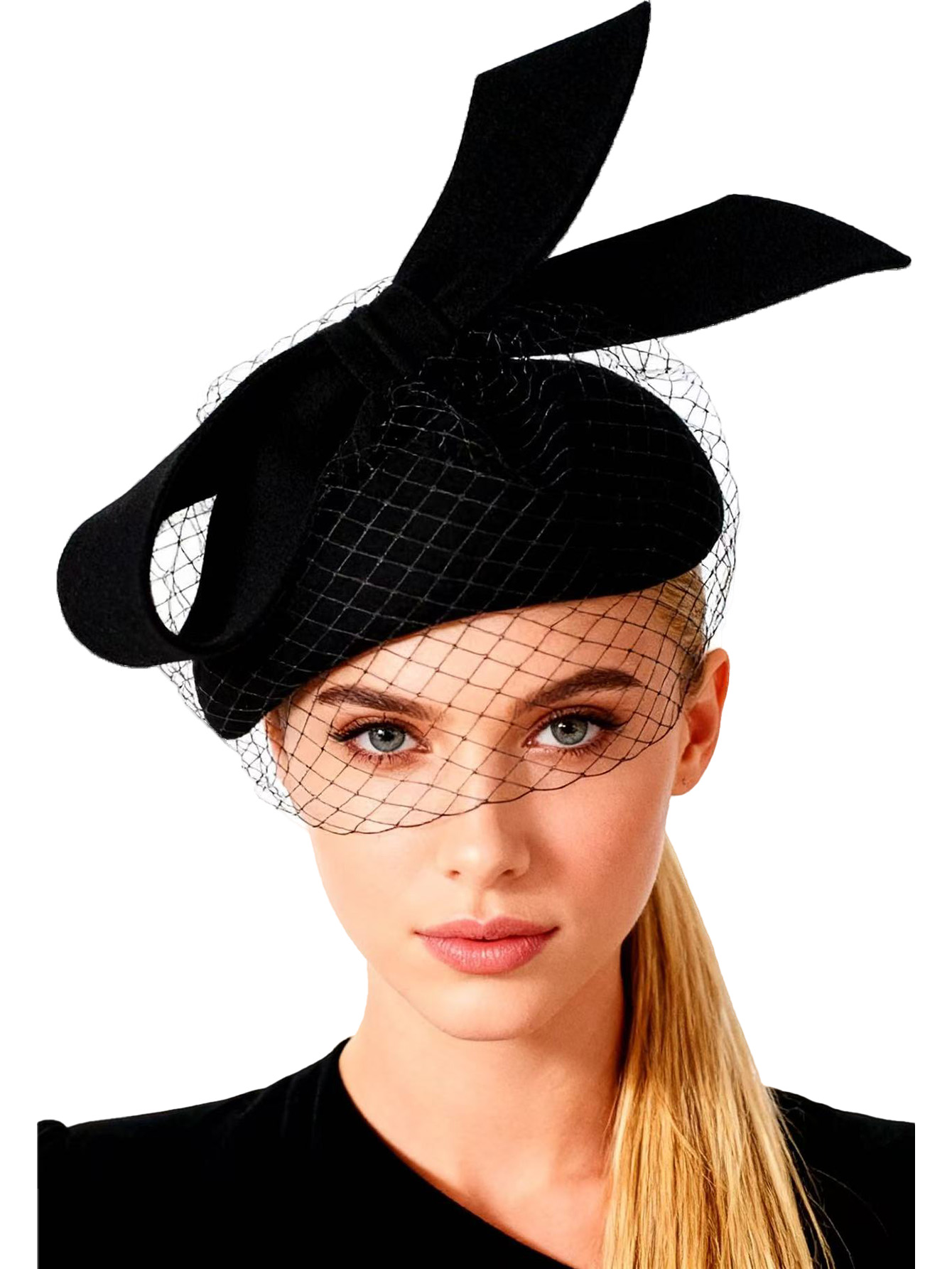 French White Beret Fascinator  - đánh giá và giá Fedora Hat Wool